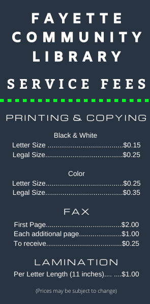 Office Service Price List